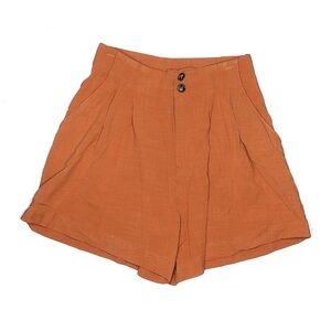 🌸Orange High Waisted Shorts